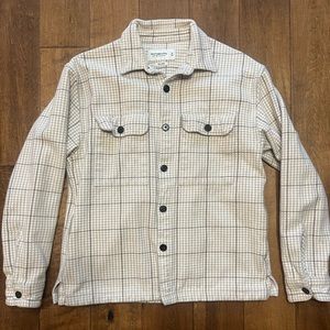Abercrombie Heavyweight 4 Pocket Flannel Over Shirt Shacket Size Medium